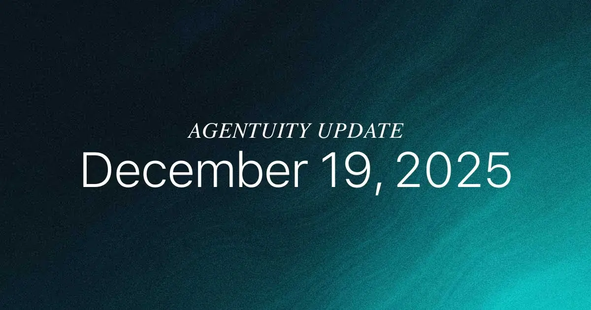 December 19, 2025 Update