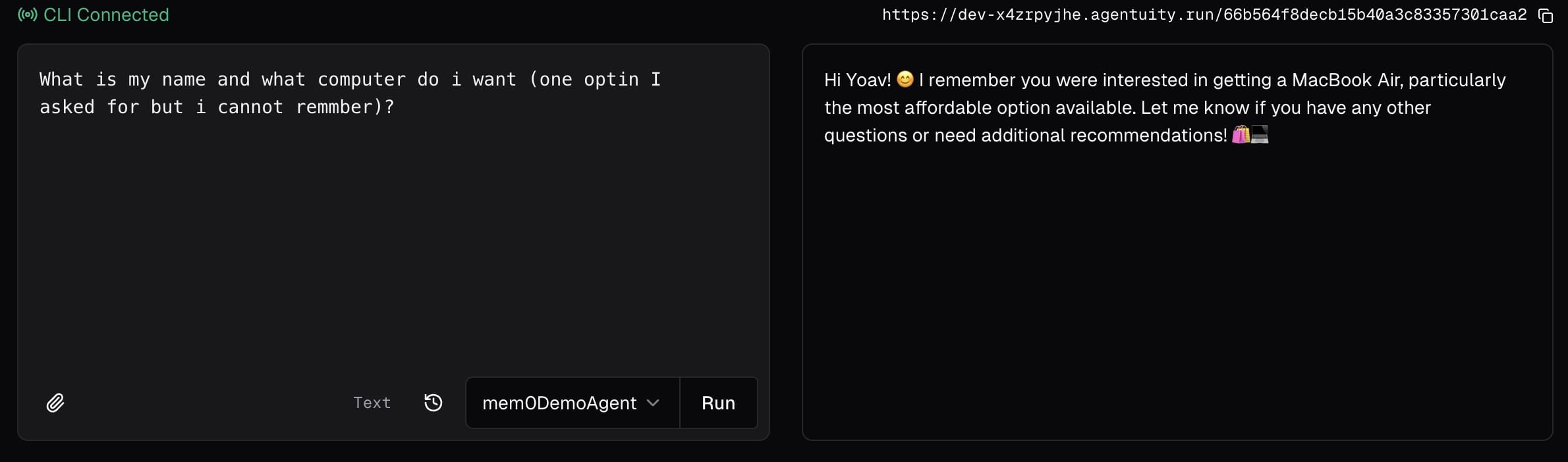 Example works!