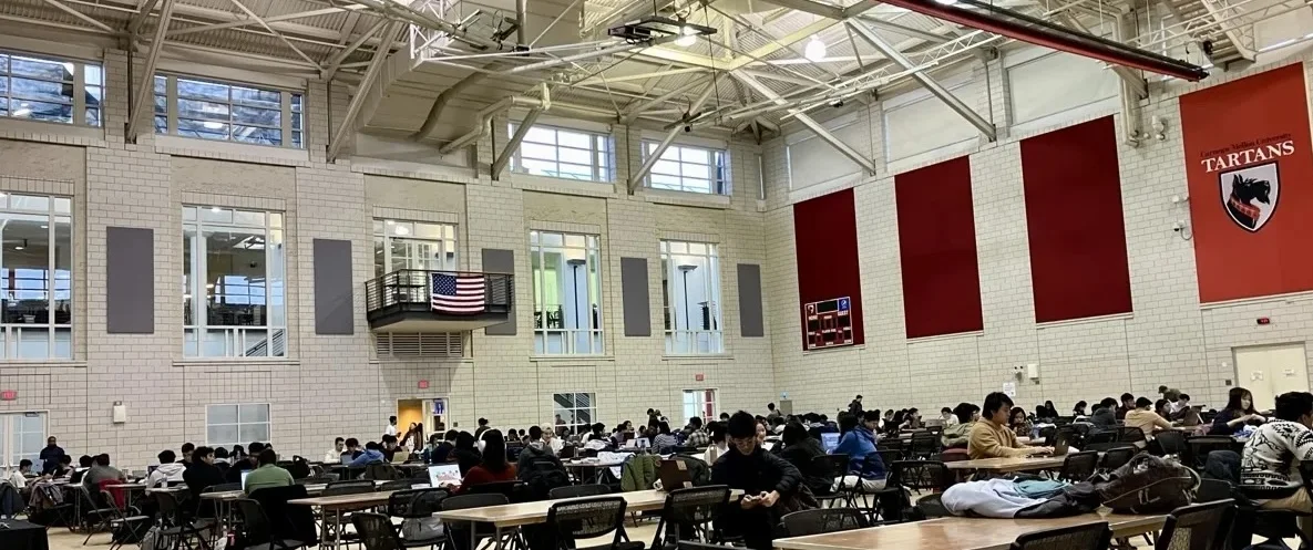 Students hacking at TartanHacks 2026